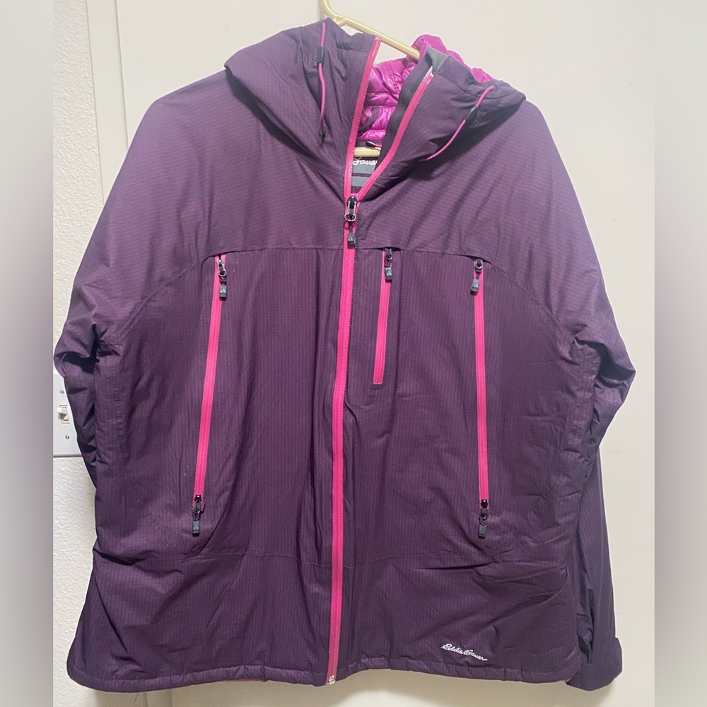 Eddie Bauer packable puffer jacket